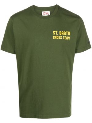 T-shirt con stampa Mc2 Saint Barth verde
