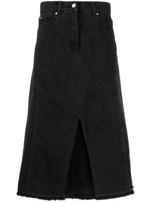 Βαμβακερή φούστα Msgm μαύρο
