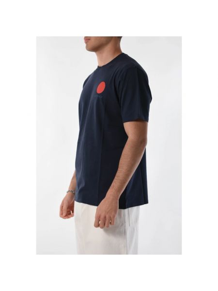 Camiseta de algodón Edwin azul