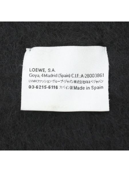 Bufanda de lana Loewe Pre-owned negro