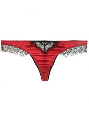 Tanga en dentelle Kiki De Montparnasse rouge