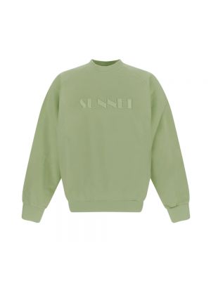 Sweatshirt mit stickerei Sunnei grün