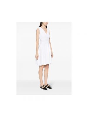 Mini vestido de tejido jacquard Antonino Valenti blanco