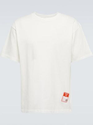Bavlněné tričko jersey Kenzo bílé