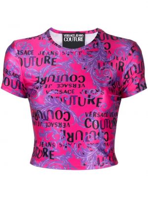 T-shirt Versace Jeans Couture rosa