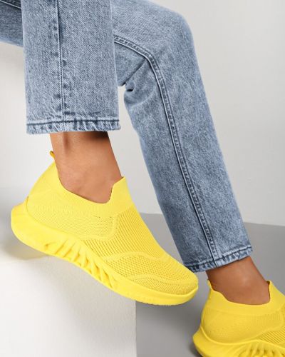 Sneakersy Renee, żółty