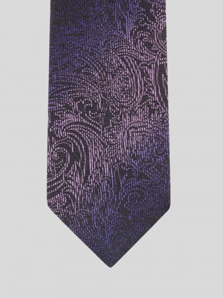 Cravate en jacquard Etro violet