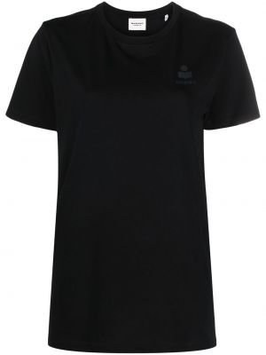 Tričko s potlačou Isabel Marant étoile čierna