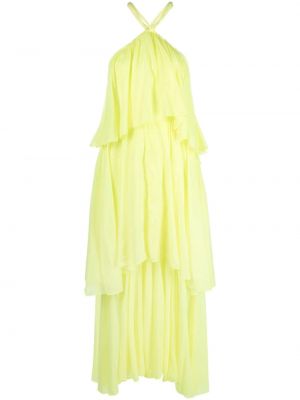 Μάξι φόρεμα Forte_forte κίτρινο
