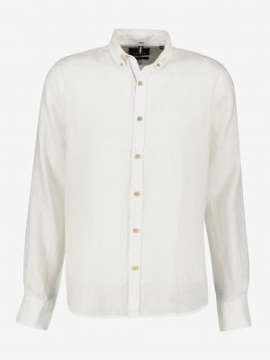 Lněná košile Lerros bílá