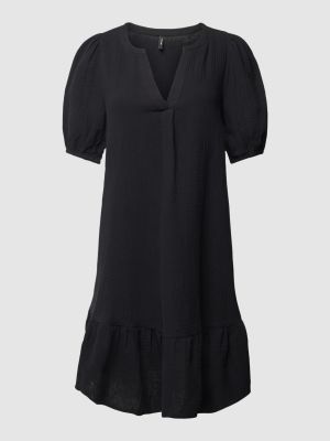 Sukienka midi z dekoltem w serek Vero Moda czarna