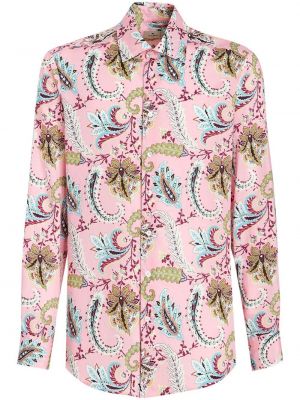 Hemd mit print mit paisleymuster Etro pink