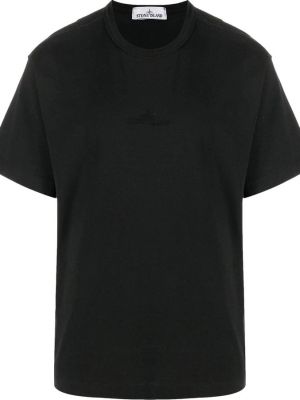 Футболка Stone Island T-Shirt-Logo 'Black' черный