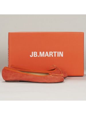 Pomarańczowe balerinki Jb Martin