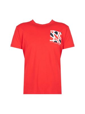 Koszulka z okrągłym dekoltem Pepe Jeans czerwona