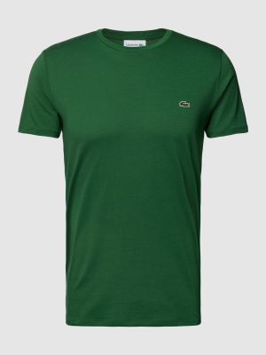 Koszulka w jednolitym kolorze Lacoste zielona