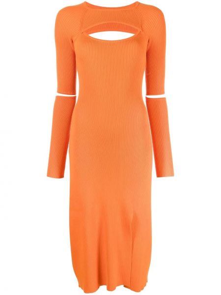 Миди рокля Koché оранжево