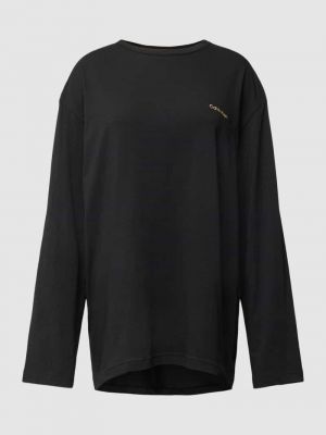 Piżama w jednolitym kolorze Calvin Klein czarna