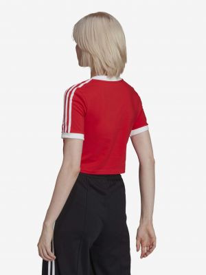 Crop top Adidas Originals červený