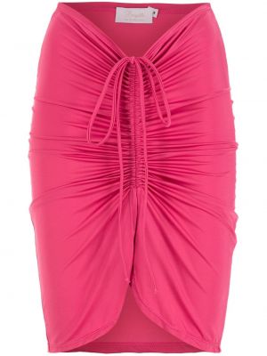 Krajkové šněrovací sukně Brigitte růžové