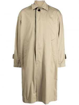 Trenchcoat med broderi Sacai brun