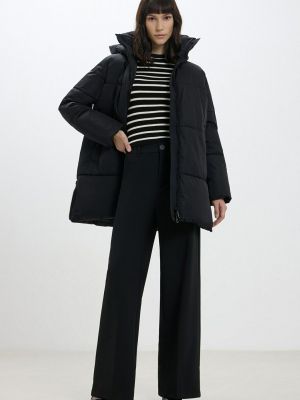 Зимнее пальто с капюшоном Calliope черное