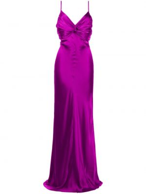 Вечерна рокля с v-образно деколте Tove виолетово