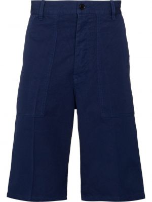 Pamučne bermuda kratke hlače Visvim plava