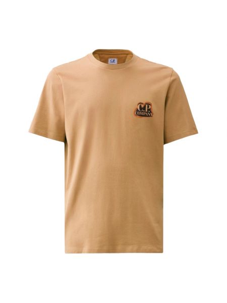 T-shirt aus baumwoll C.p. Company orange