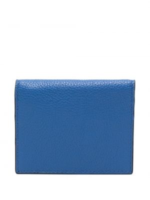 Haftowany portfel Marni niebieski