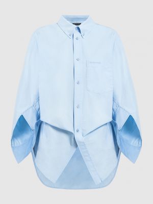 Рубашка Balenciaga голубая