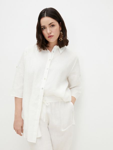 Camisa de lino Couchel blanco