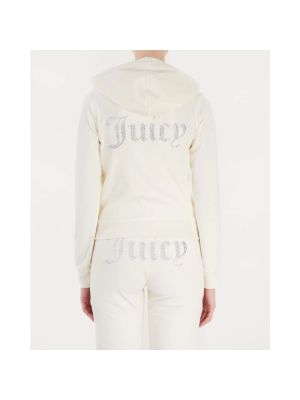 Sweter na zamek Juicy Couture biały