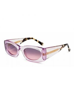 Солнцезащитные очки Etnia Barcelona, овальные, для женщин фиолетовый