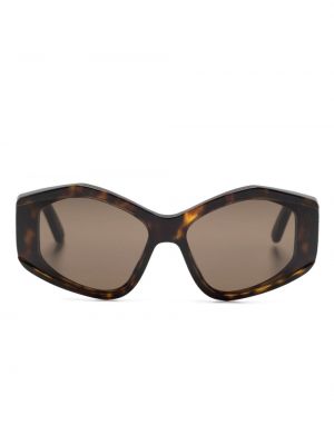 Ochelari de soare cu imagine Balenciaga Eyewear maro