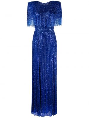 Вечерна рокля Jenny Packham синьо