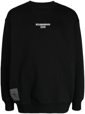 Pullover mit print mit rundem ausschnitt Izzue schwarz