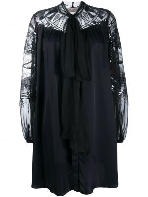 Vestido de cóctel con lentejuelas bootcut Emilio Pucci negro