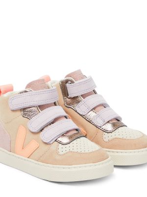 Lær sneakers for jenter Veja Kids