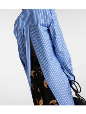 Dryžuota medvilninė marškiniai Dries Van Noten