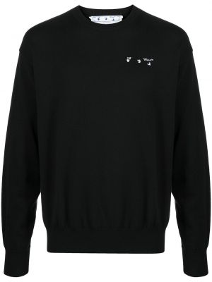 Trykt bomull sweatshirt Off-white