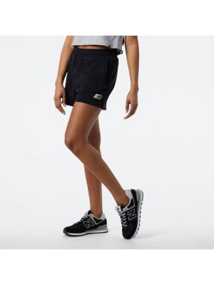 Fleece shorts New Balance schwarz