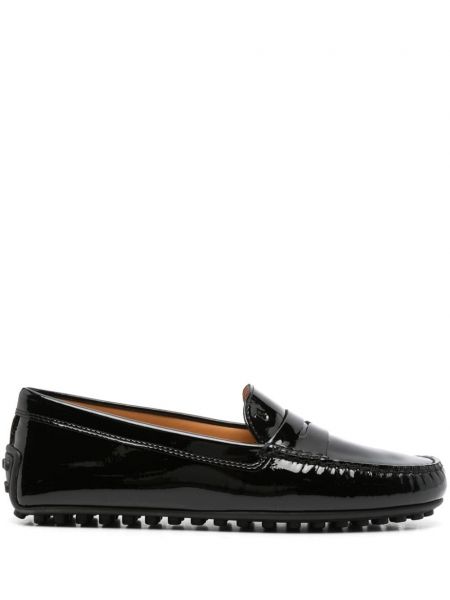 Læder loafers Tod's sort