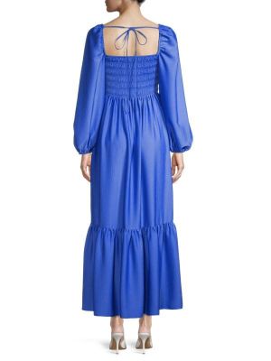 Длинное платье Ungaro синее
