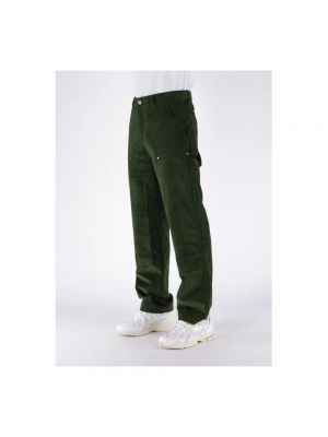 Pantalones rectos de pana Drôle De Monsieur verde