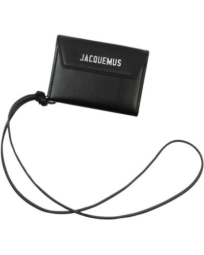 Kožená peněženka Jacquemus černá
