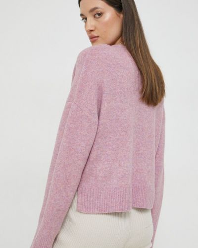 Cardigan Abercrombie & Fitch violet