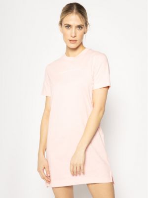 Denim ruha Calvin Klein Jeans rózsaszín