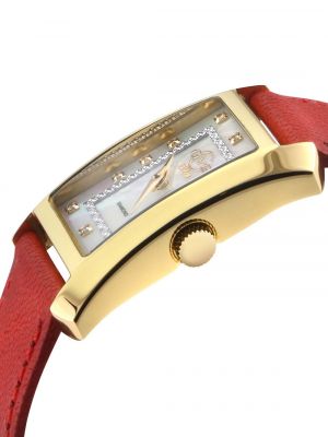 Кожаные часы Gv2 By Gevril красные
