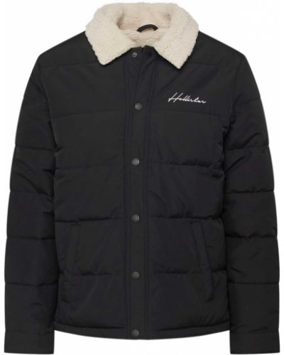 Jachetă matlasată Hollister negru